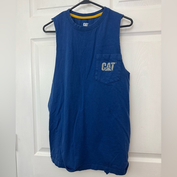 Caterpillar Other - Caterpillar Men's Blue Tank Top Size Large